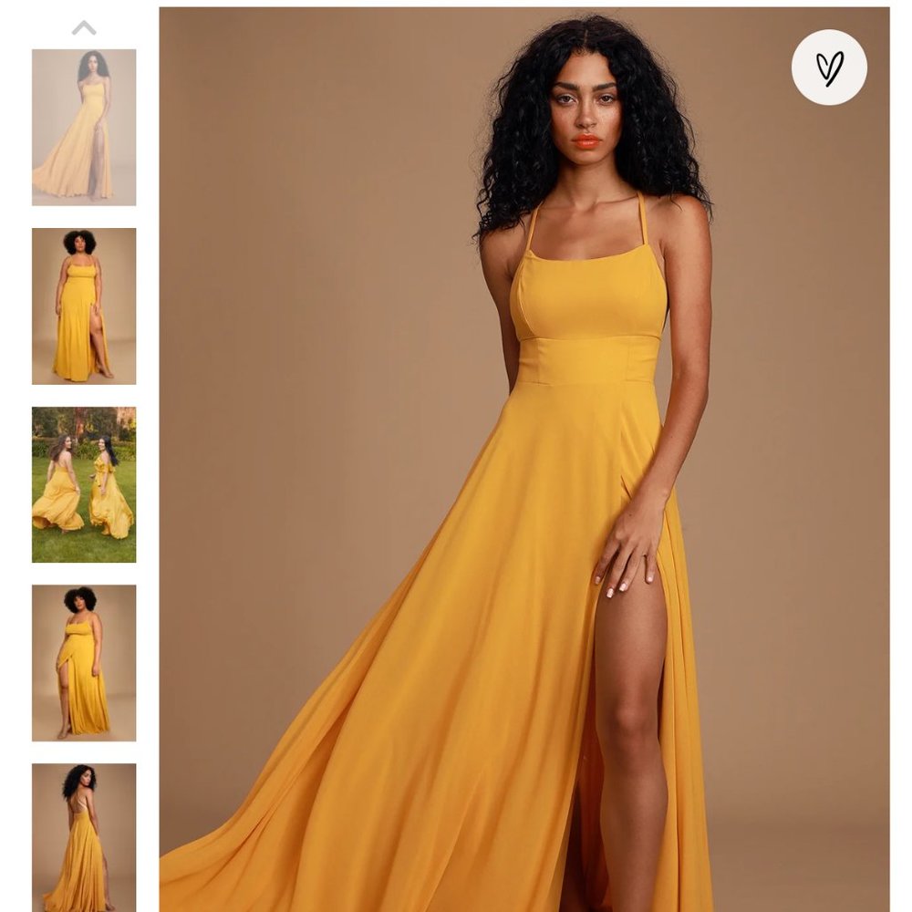 Dreamy Romance Mustard Yellow Backless Maxi Dress